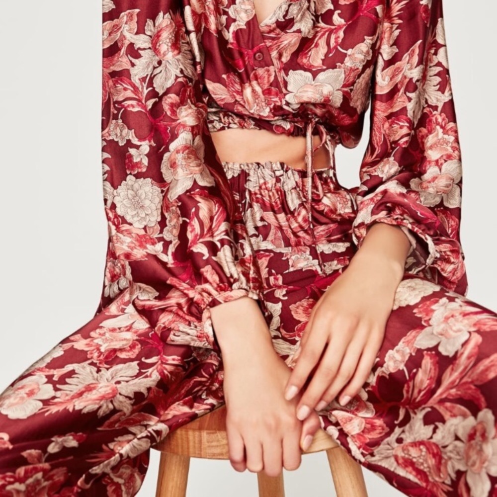 Zara Floral Pants